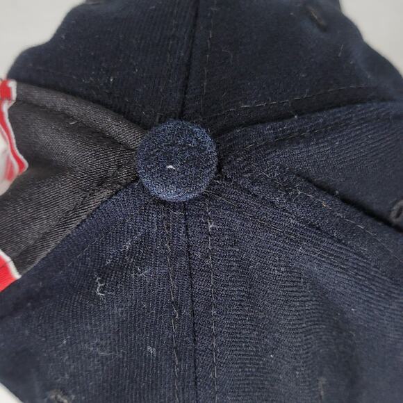 Vintage Ohio State Buckeyes Cap Unisex One Size Black‎ Red Logo One Fit Football - Picture 6 of 12